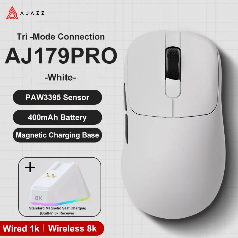 Gaming Mouse Magnetic Charging Ergonomic Lightweight Wireless - Image 13