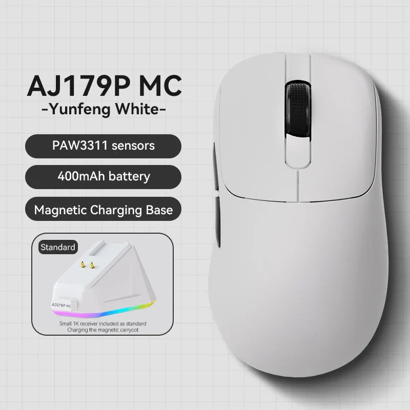Gaming Mouse Magnetic Charging Ergonomic Lightweight Wireless - Image 19