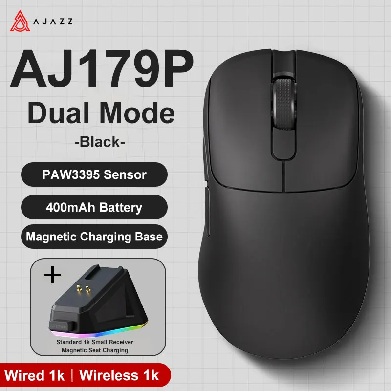 Gaming Mouse Magnetic Charging Ergonomic Lightweight Wireless - Image 27