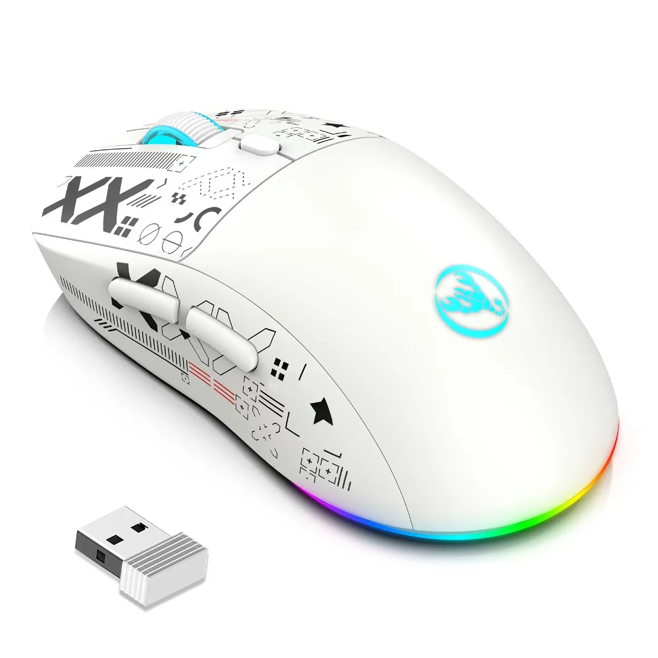 Gaming Mouse Wireless RGB 4000 DPI Rechargeable 650mAh - Image 8