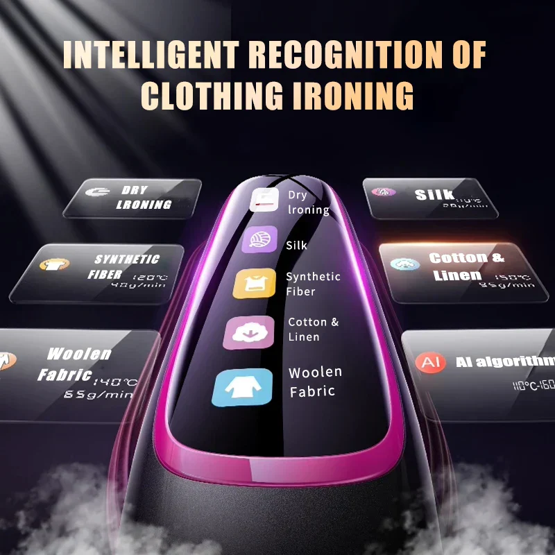 Garment Steamer Portable Mini Handheld 5 In 1 Fast Heating Clothes Press For Travel And Home Use Back To School 2025 - Image 2