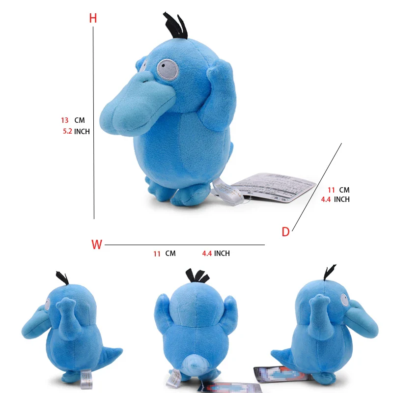 Gengar Shiny Psyduck Jigglypuff Plush Toy for Kids Gift - Image 6