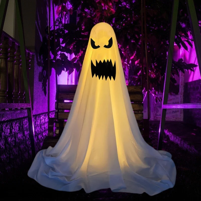 Ghost Halloween Porch Decorations Glowing Lawn Set 2025 - Image 9