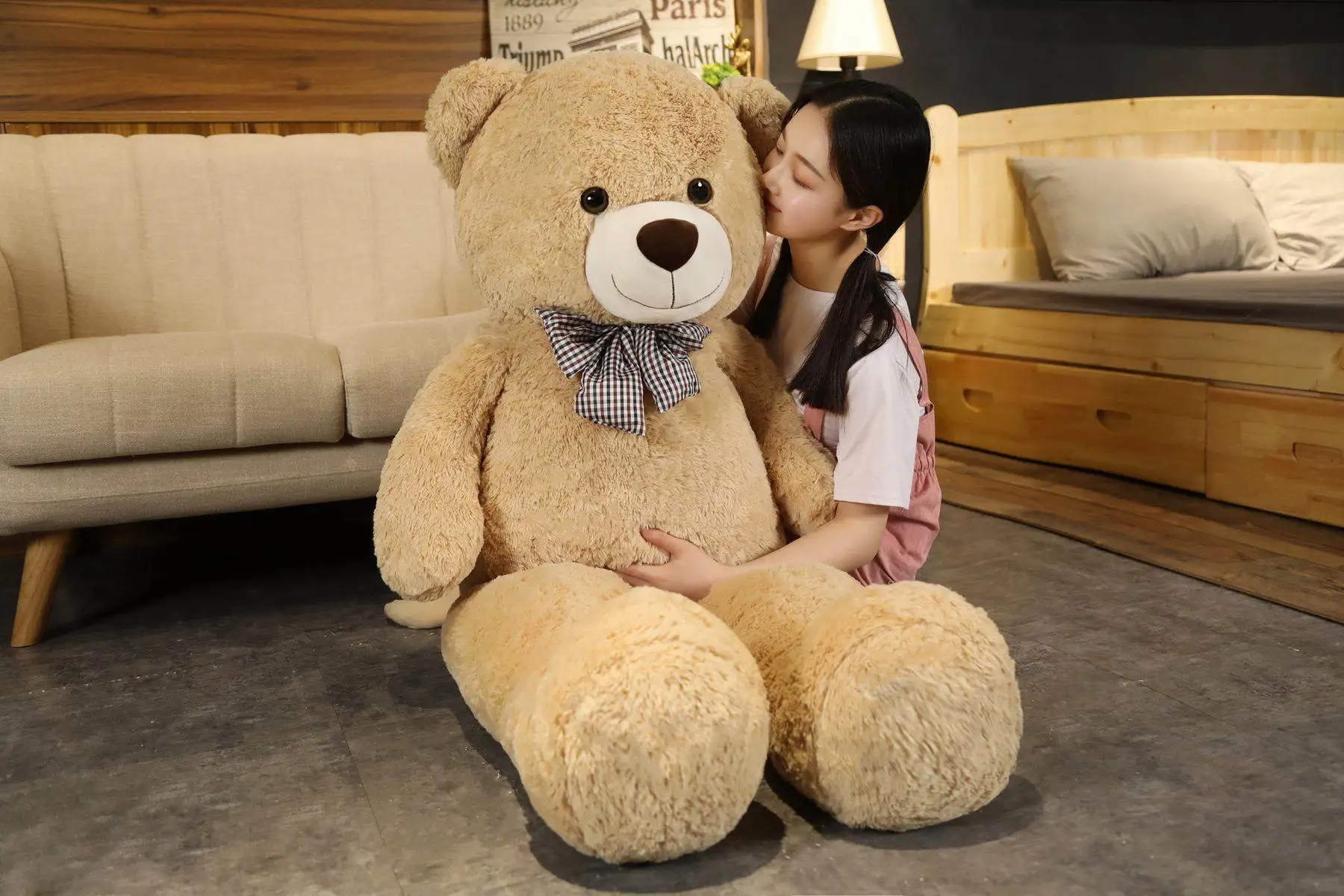 Giant 105cm Soft Teddy Bear Hugging Pillow Children Gift - Image 10
