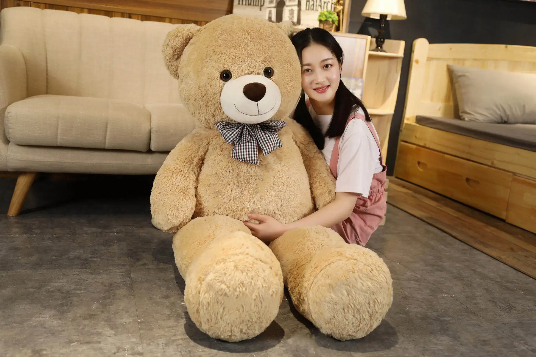 Giant 105cm Soft Teddy Bear Hugging Pillow Children Gift - Image 11