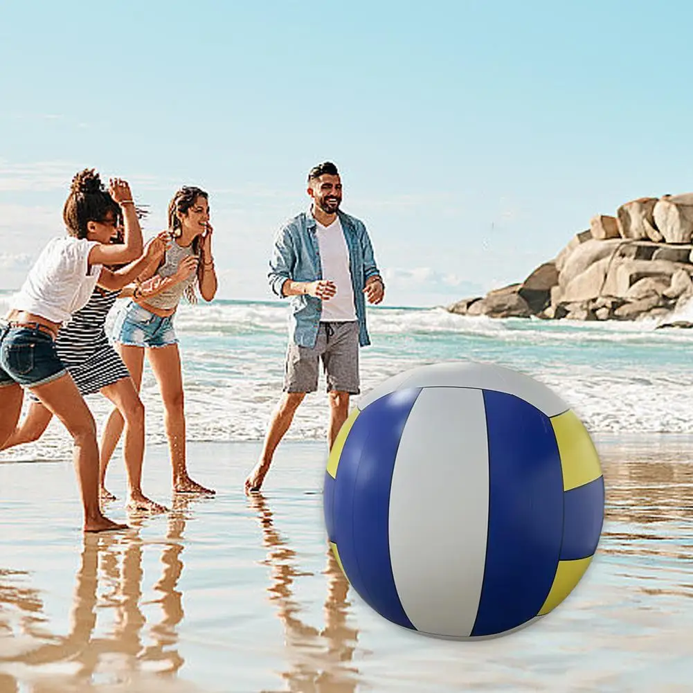 Giant Inflatable Beach Volleyball - 100cm PVC Outdoor Sports Ball for Team Games and Fun Activities - Image 4