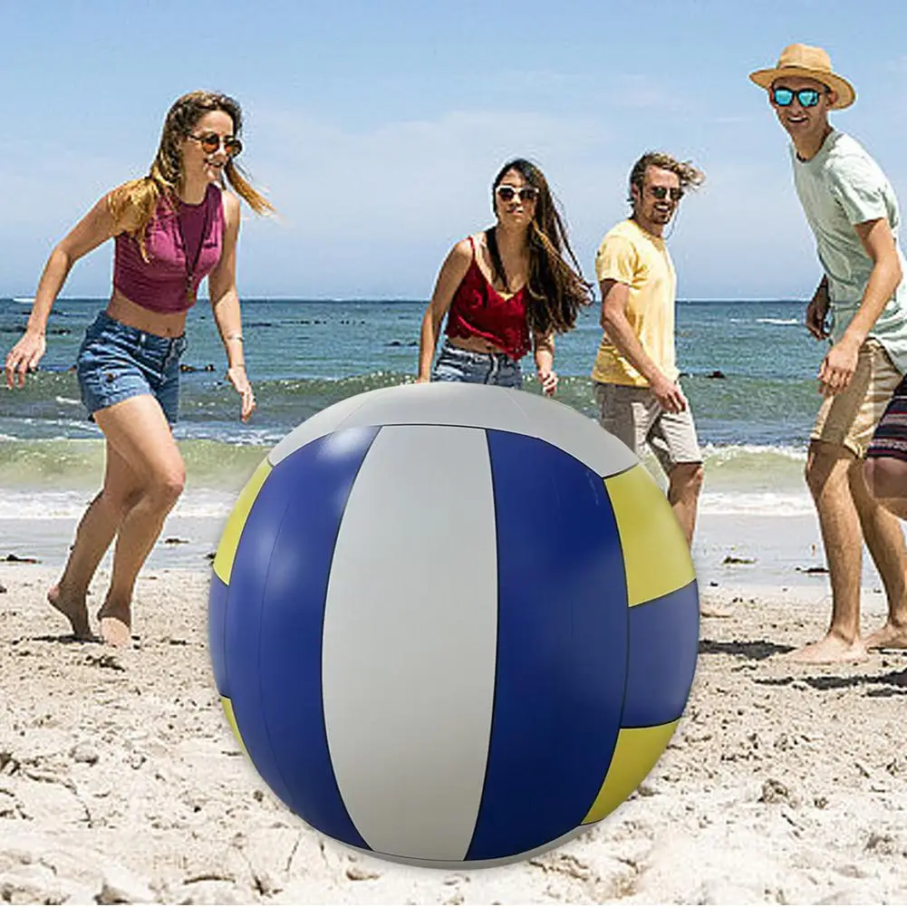 Giant Inflatable Beach Volleyball - 100cm PVC Outdoor Sports Ball for Team Games and Fun Activities - Image 5