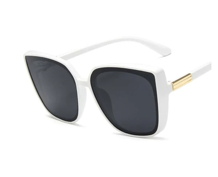 Glamorous women’s cat-eye sunglasses – vintage design, plastic, for summer 2025 - Image 2