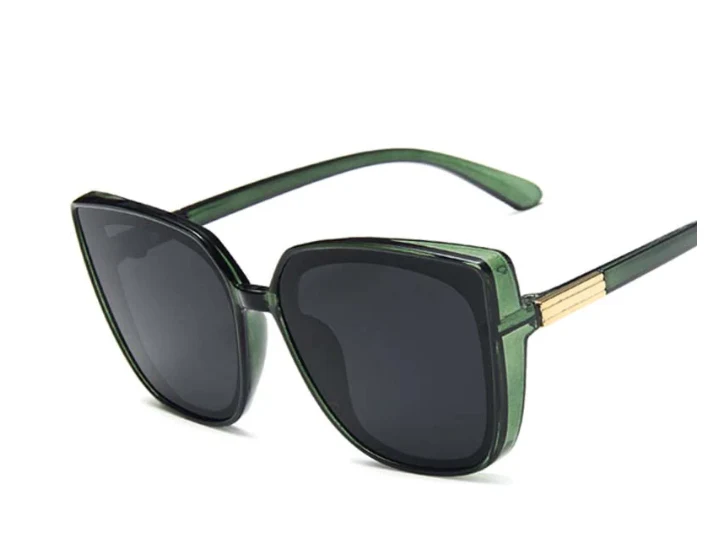 Glamorous women’s cat-eye sunglasses – vintage design, plastic, for summer 2025 - Image 3