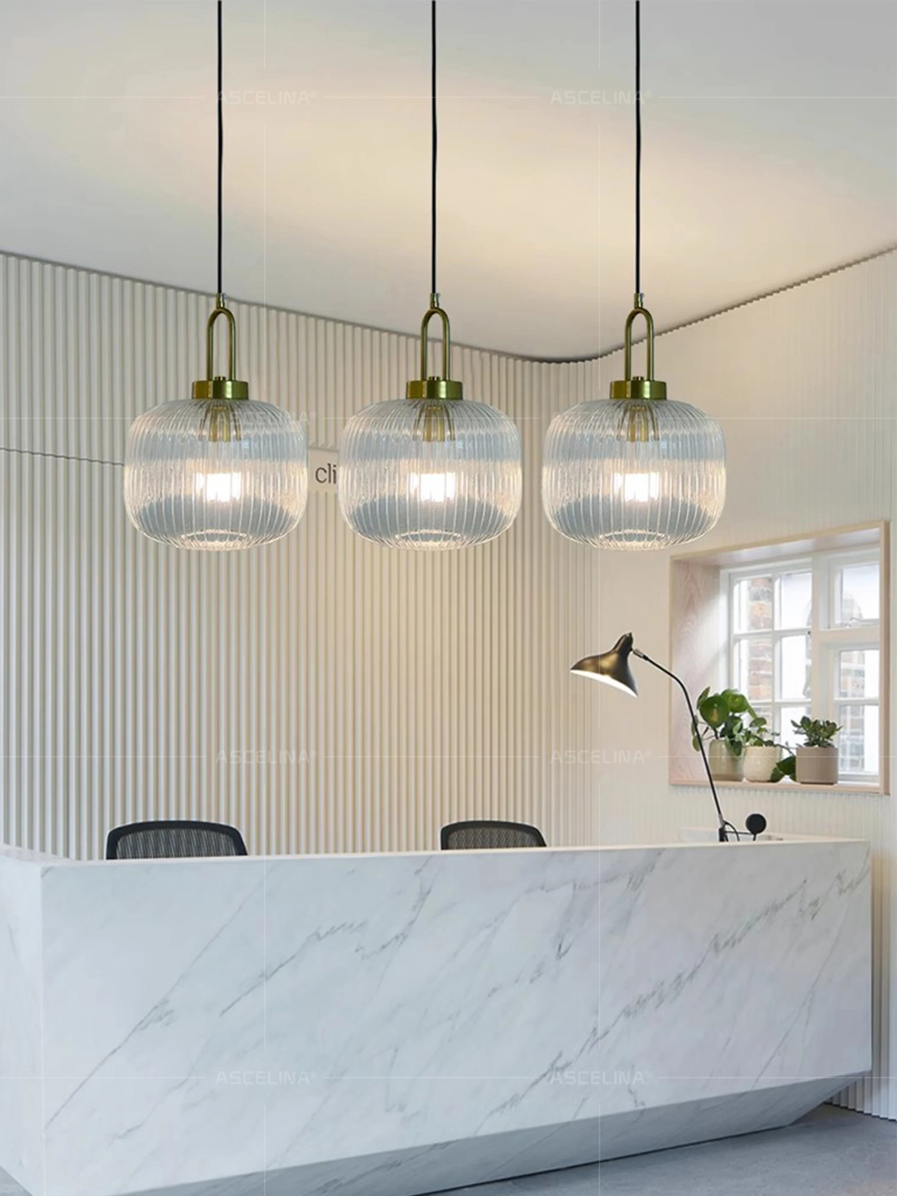 Japandi Glass Pendant Light Japanese Nordic Hanging Lamp Warm - Image 20