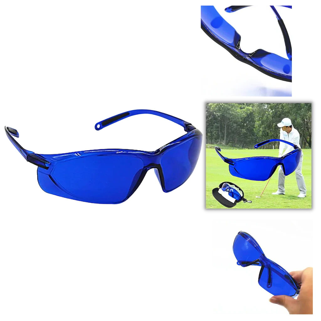 Golf Ball Finding Glasses Blue Lenses Unisex Golf Eyewear UV Protection Fall 2025 Trend
