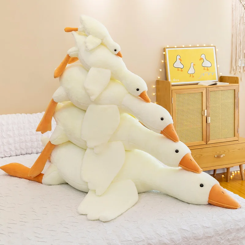 Goose Plush Pillow Soft Sleeping Cushion Holiday Gift 2026 Cozy Home Decor For Sofa Bed - Image 4