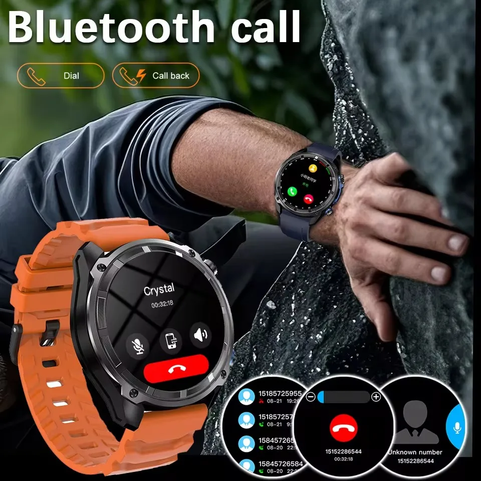 GPS Smartwatch 5ATM Waterproof Rugged Military Outdoor Watch Fall 2025 Offline Maps All-Day Battery - Image 5