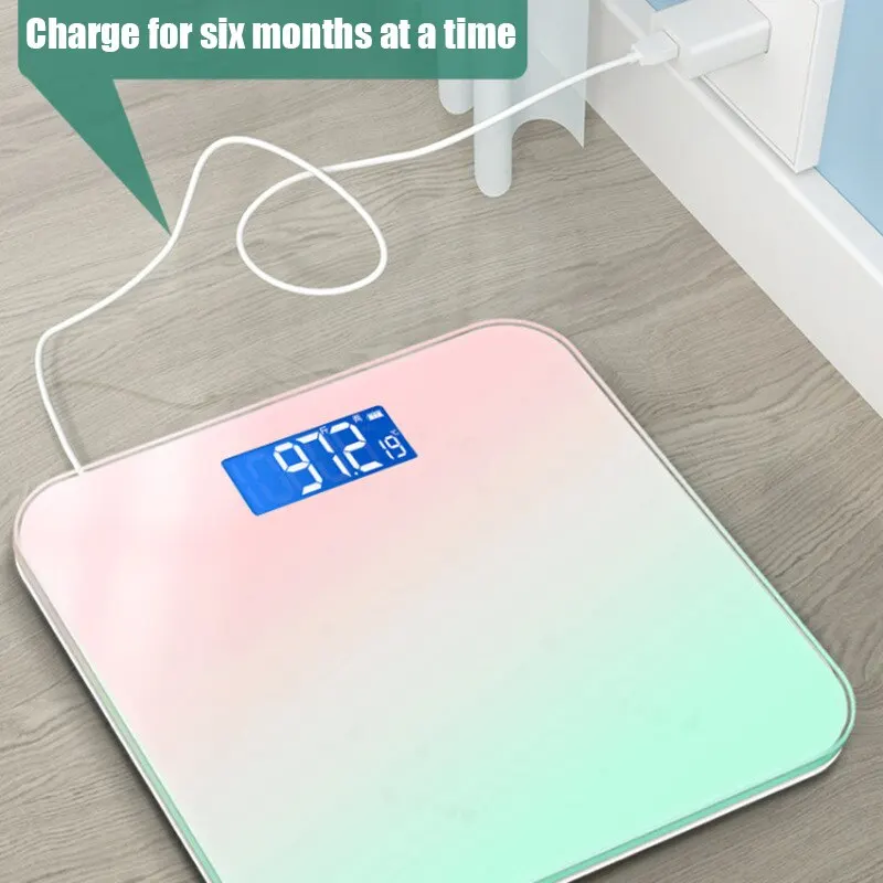 Smart Gradient Glass Body Scale With LCD Digital Display - Image 2