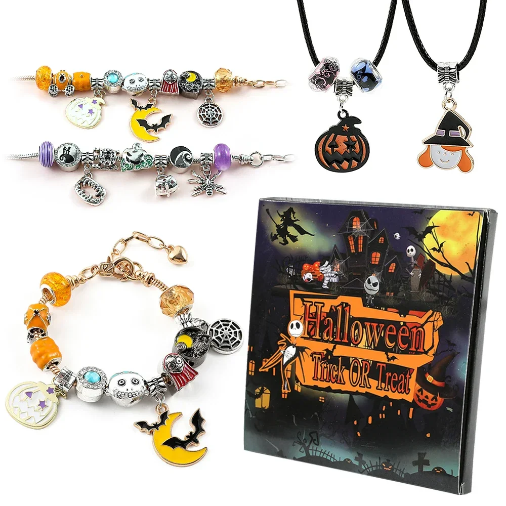 Halloween Blind Box Charm Bracelet Kit DIY Surprise