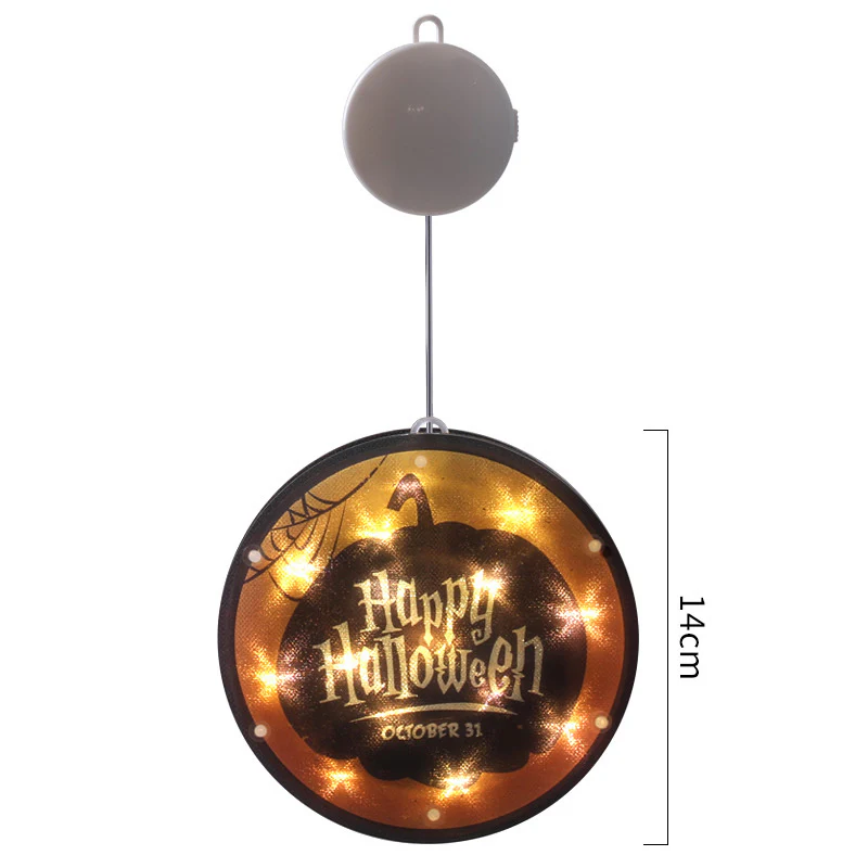 Halloween LED Lantern 160mm PVC Decor, IP44 Spooky Glow - Image 12