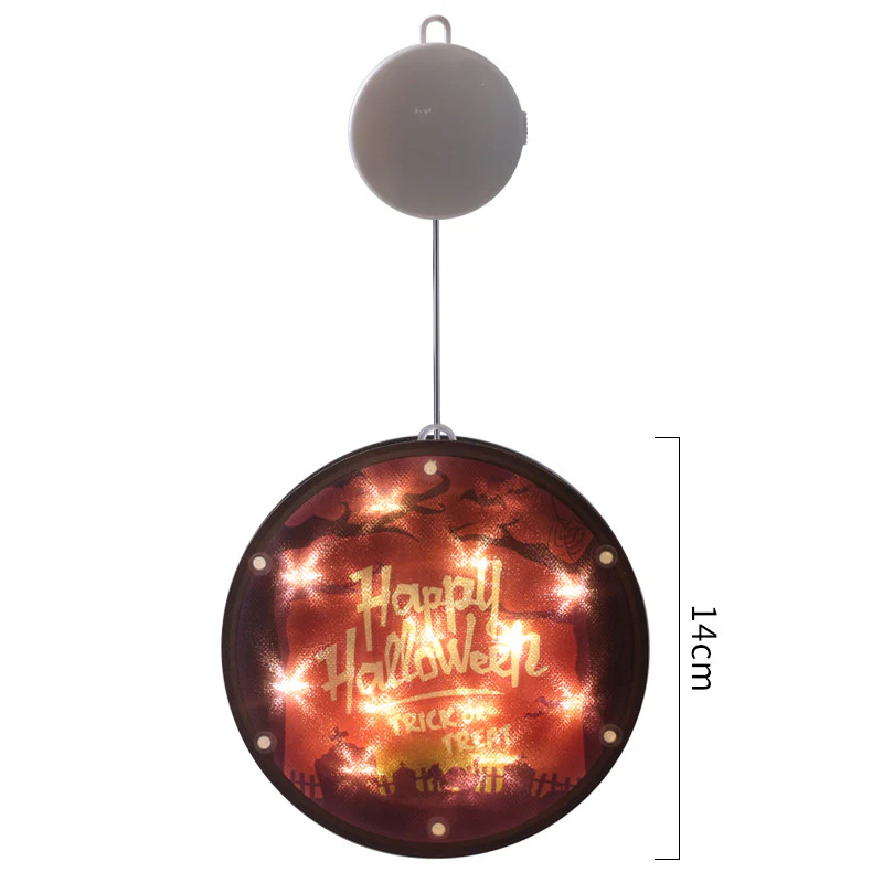 Halloween LED Lantern 160mm PVC Decor, IP44 Spooky Glow - Image 6