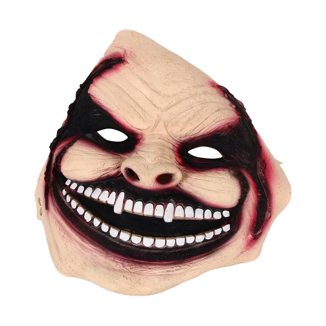 Half Face Bleeding Latex Mask Headgear Halloween 2025 - Image 2