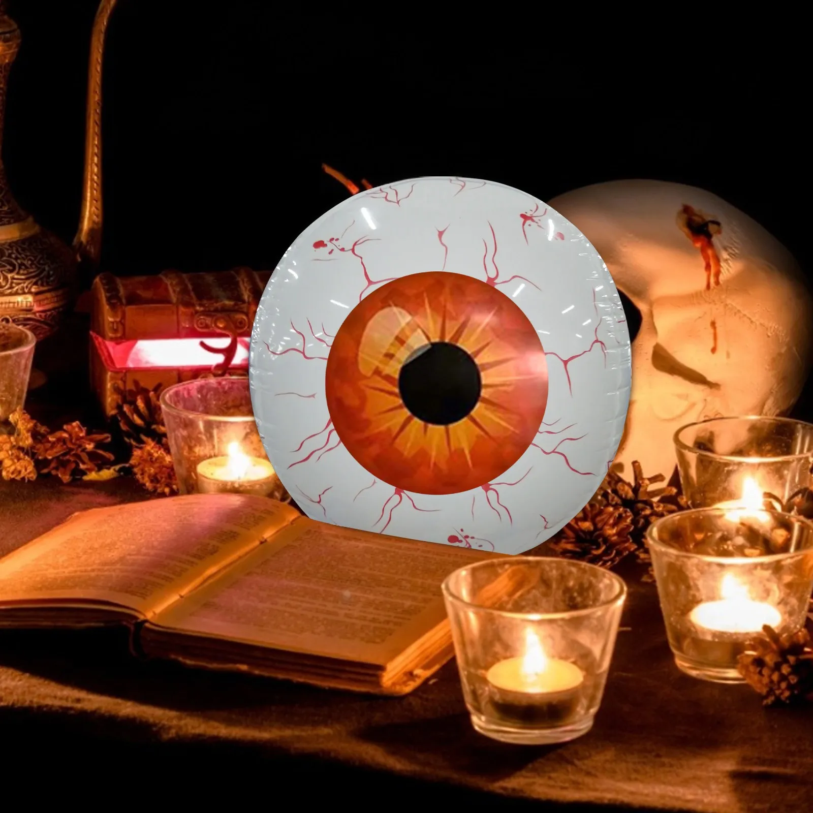 Halloween Inflatables Bloodshot Eyeball Yard Decor 2025 - Image 13