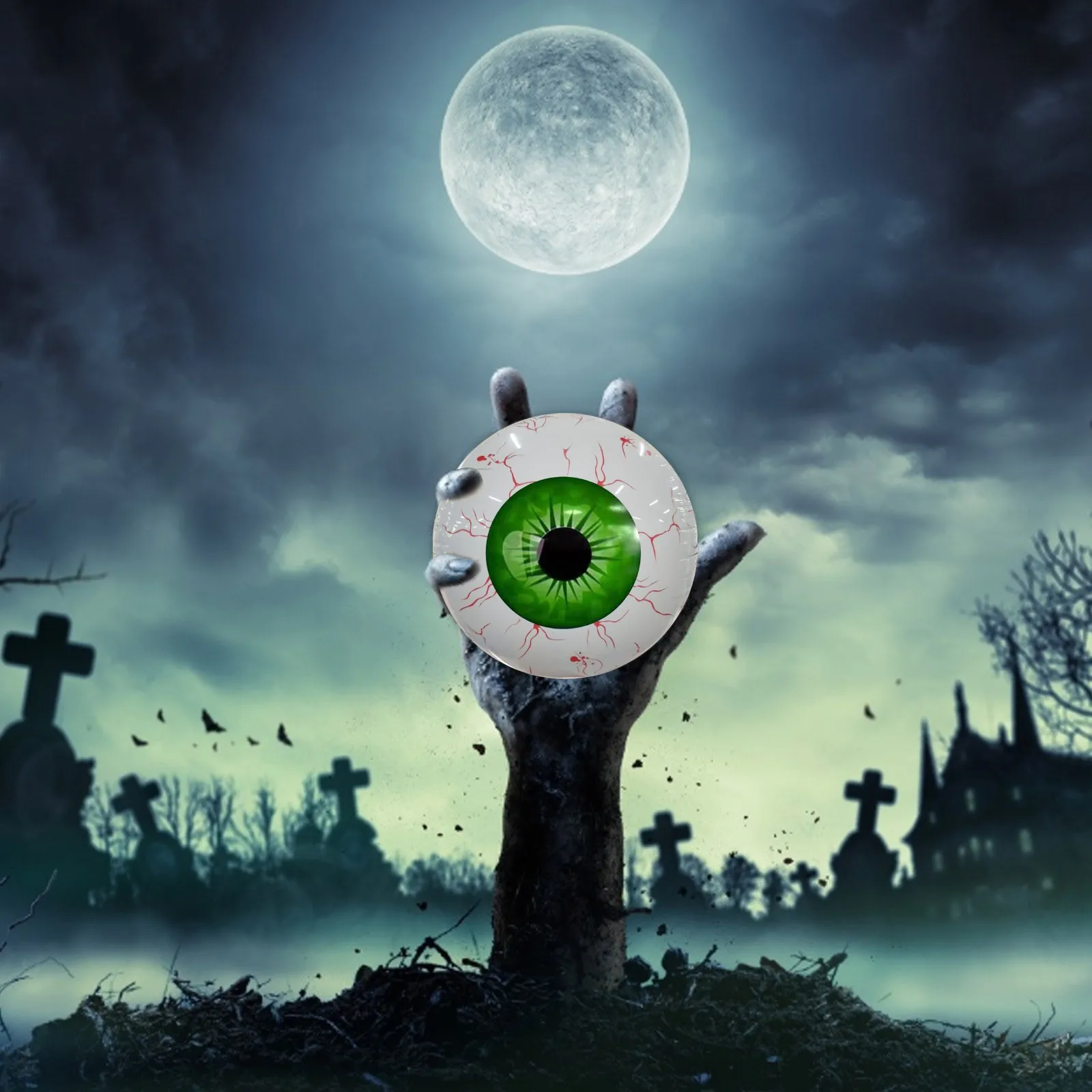 Halloween Inflatables Bloodshot Eyeball Yard Decor 2025 - Image 8