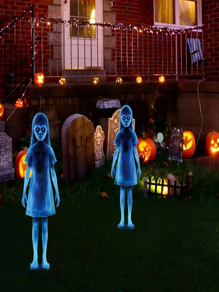 Halloween Little Girl Garden Post Outdoor Yard Decor - Image 6