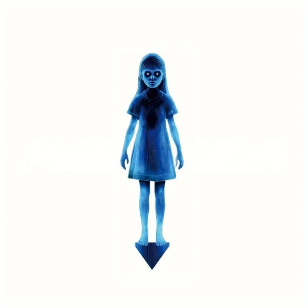 Halloween Little Girl Garden Post Outdoor Yard Decor - Image 8