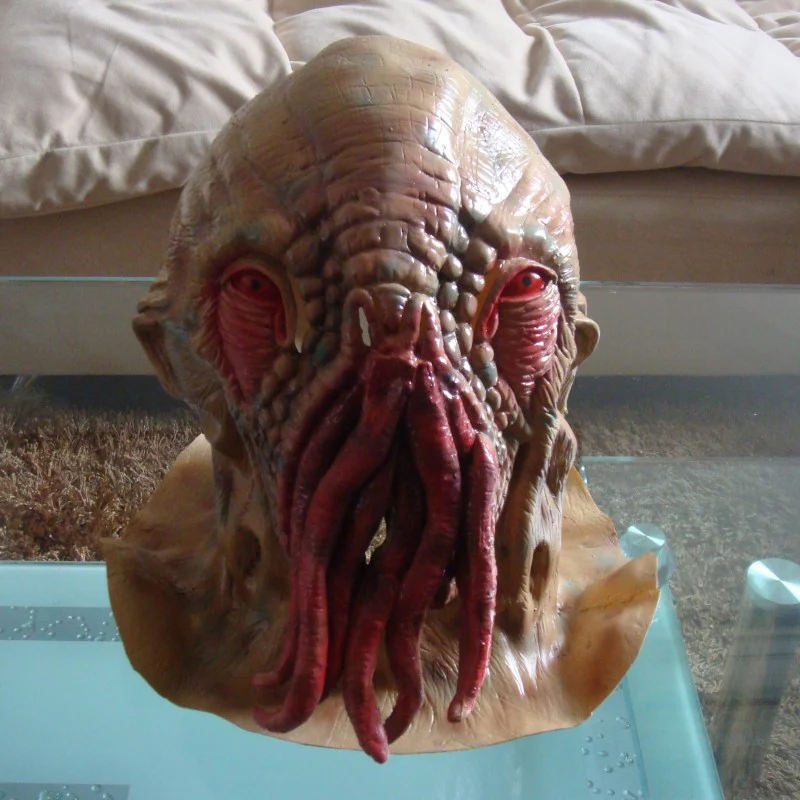 Halloween Mask Latex Tentacle Horror Headgear Fall 2025 - Image 3