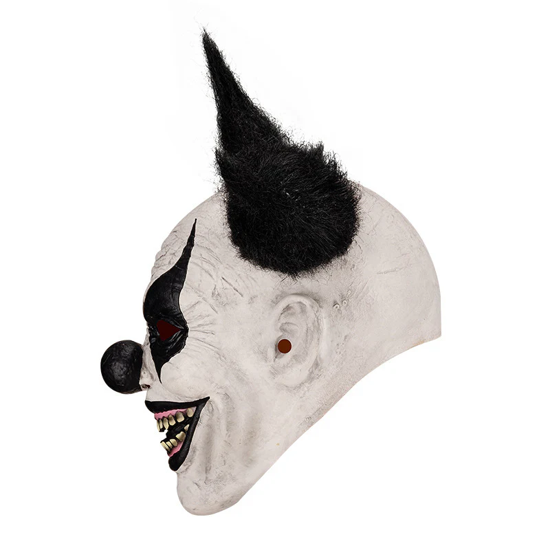 Latex Clown Mask One Piece Halloween Headgear Scary - Image 3