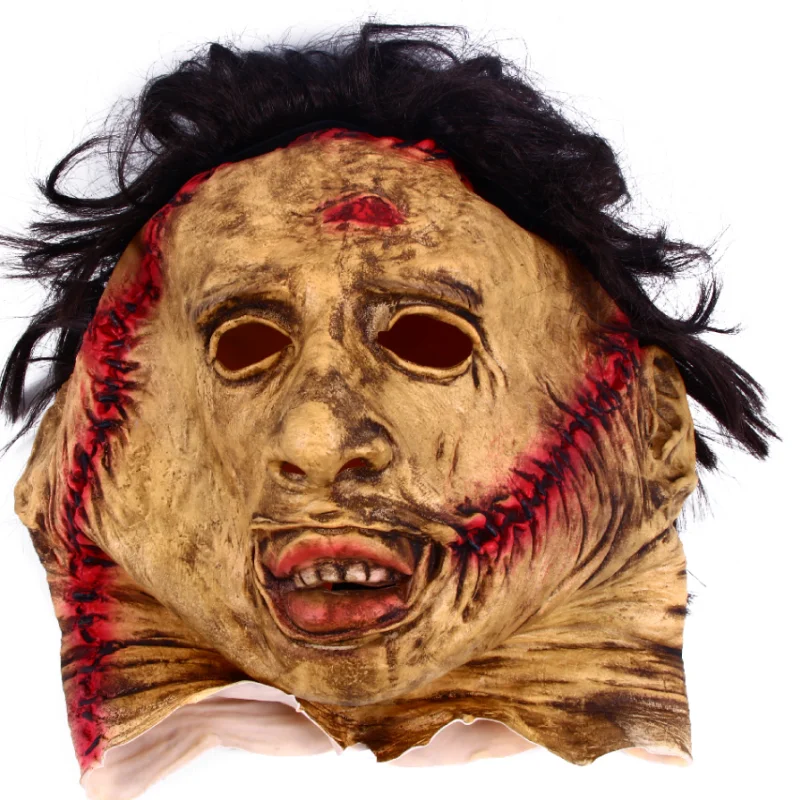 Halloween Mask Latex Chainsaw Horror Costume Mask Scary - Image 2