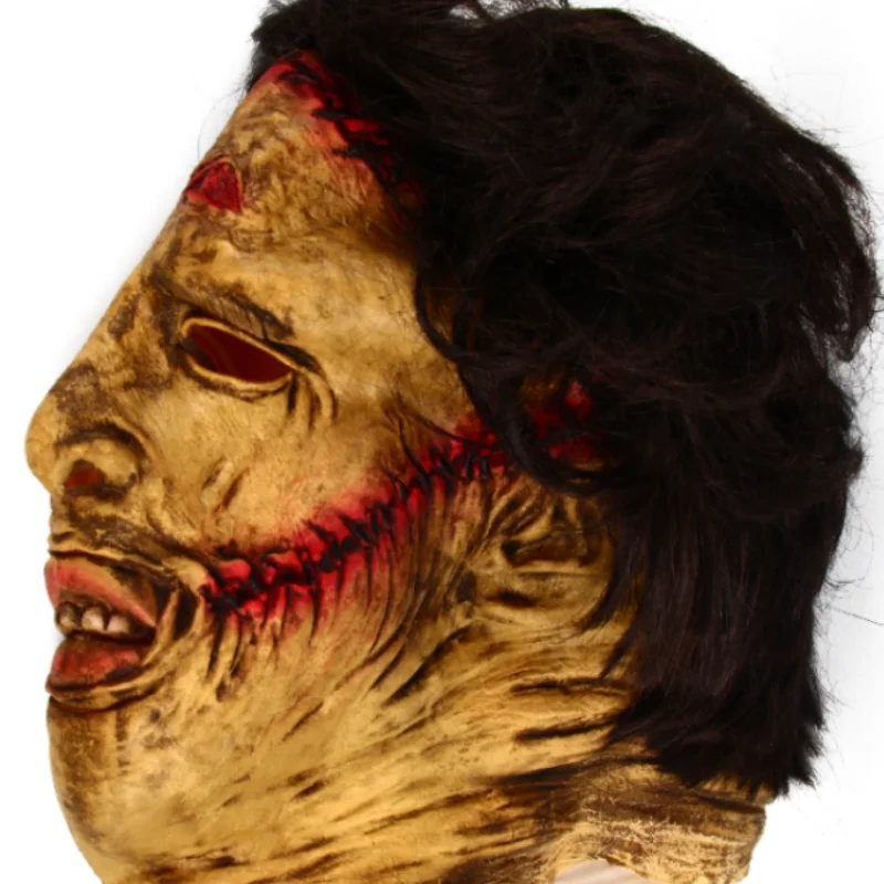 Halloween Mask Latex Chainsaw Horror Costume Mask Scary - Image 4
