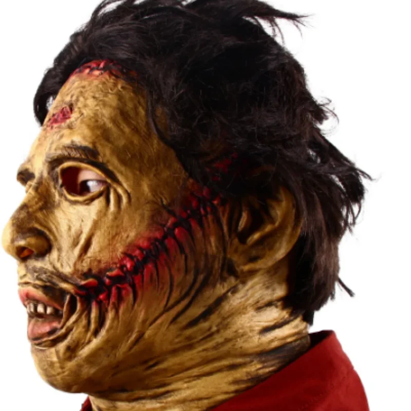 Halloween Mask Latex Chainsaw Horror Costume Mask Scary - Image 7