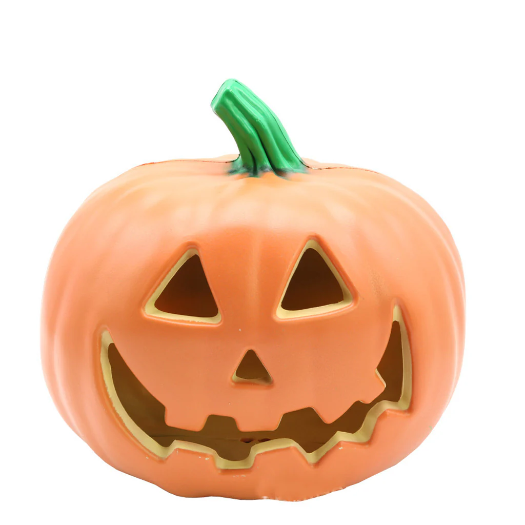 Halloween Pumpkin Lantern Plastic Blow Molded Decor - Image 2