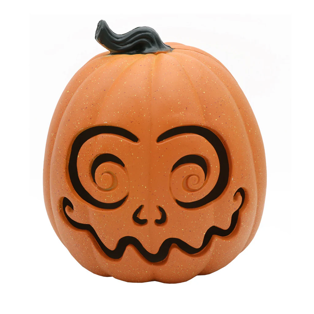 Halloween Pumpkin Lantern Plastic Blow Molded Decor - Image 5