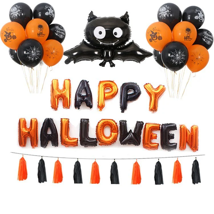 Halloween Balloons Party Kit With Banner And Props 2025 - Image 7