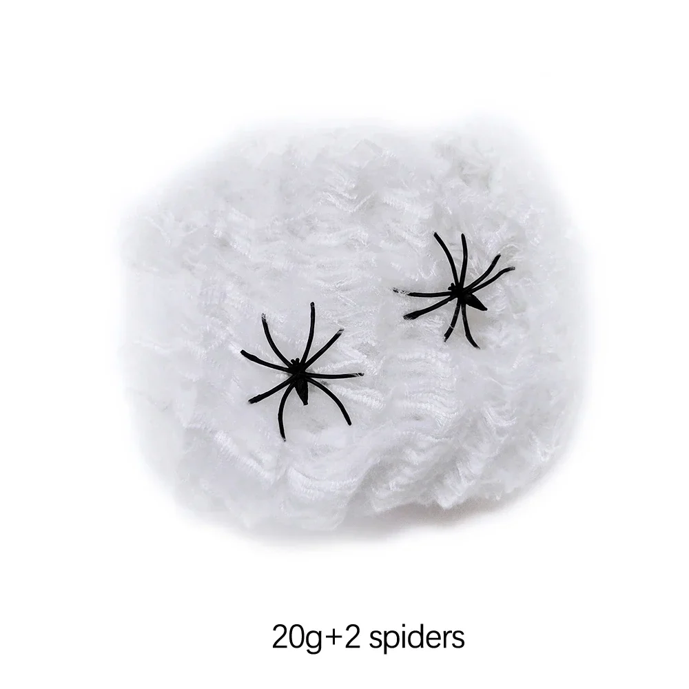 Halloween Spider Web with Spiders - Haunted House Outdoor/Indoor Decor - Image 5