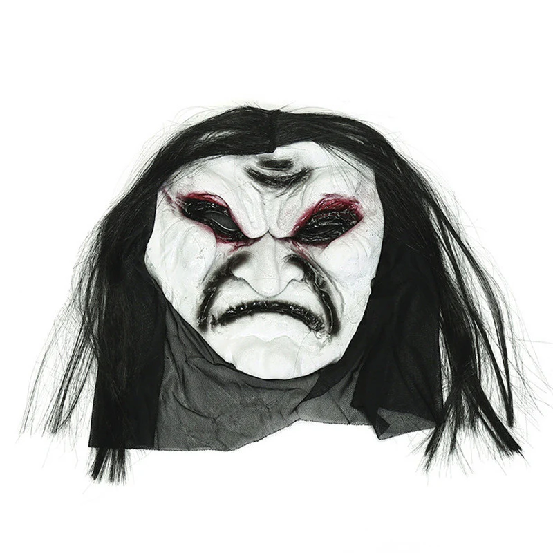 Halloween Mask One Size Rubber Zombie Ghost Scary 2025 - Image 2
