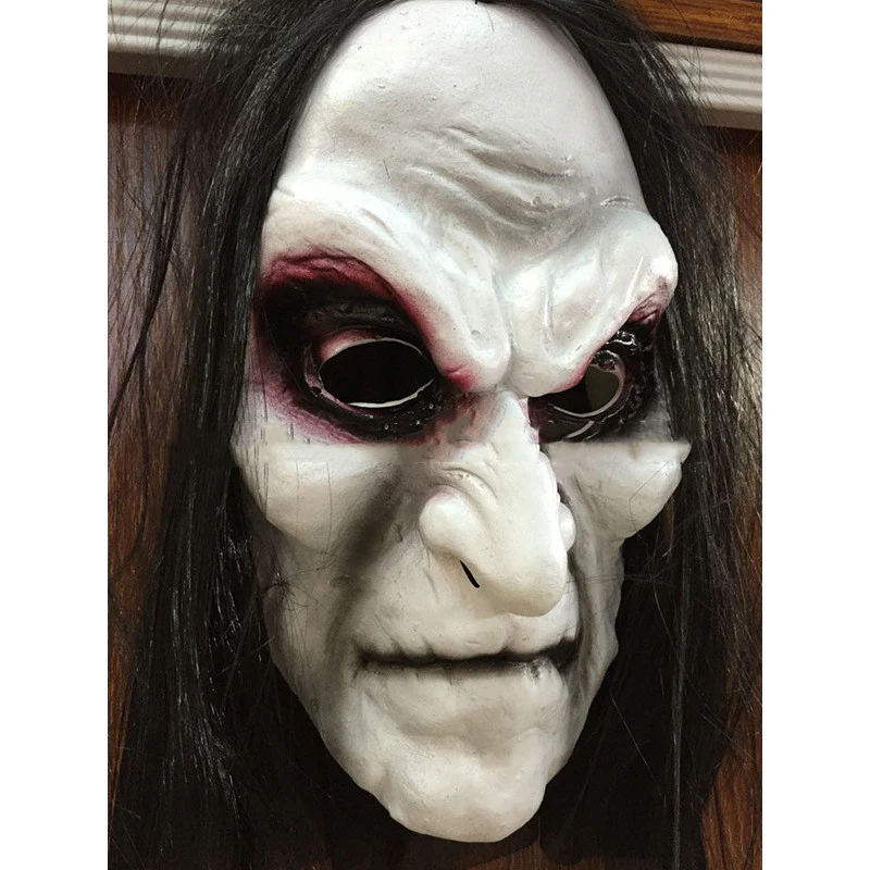 Halloween Mask One Size Rubber Zombie Ghost Scary 2025 - Image 4