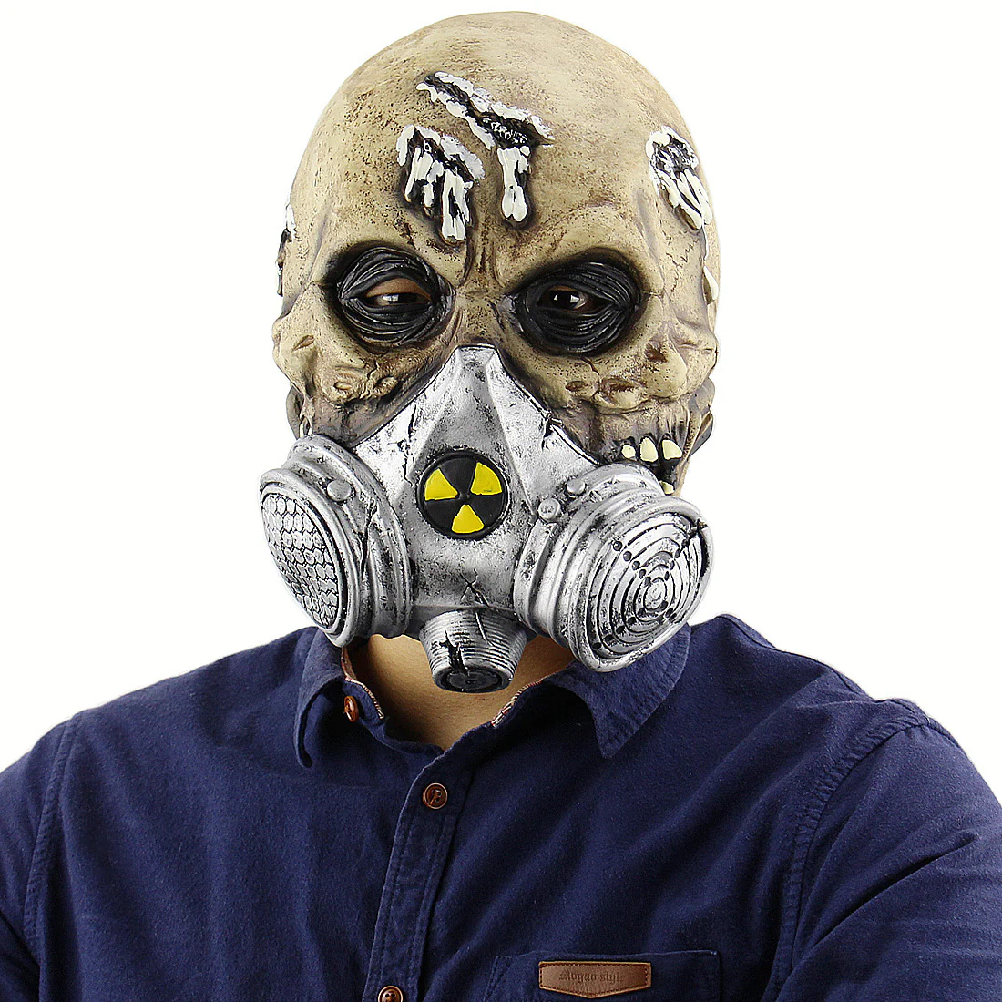 Halloween Zombie Mask Realistic Latex Cosplay Haunted - Image 12