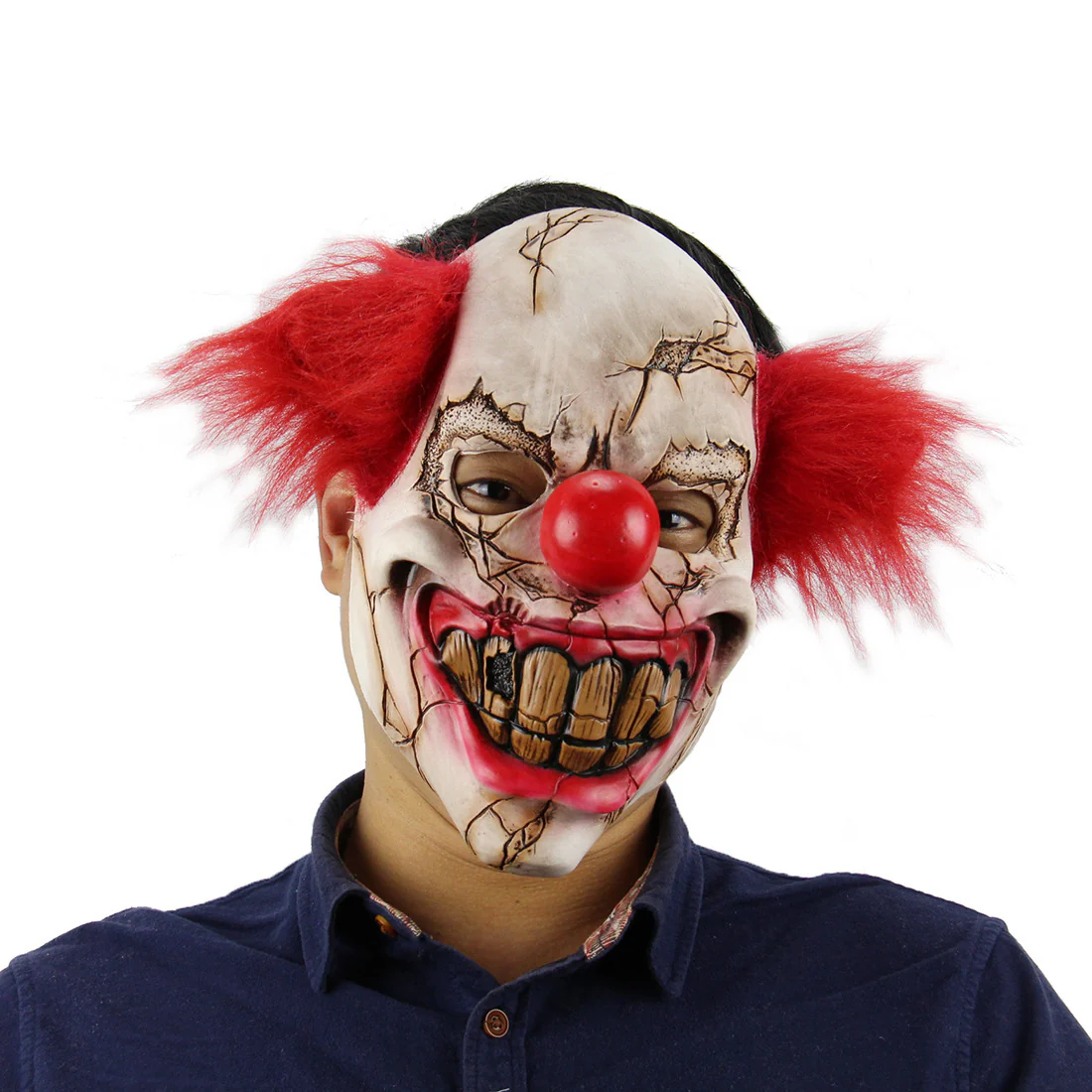 Halloween Zombie Mask Realistic Latex Cosplay Haunted - Image 13