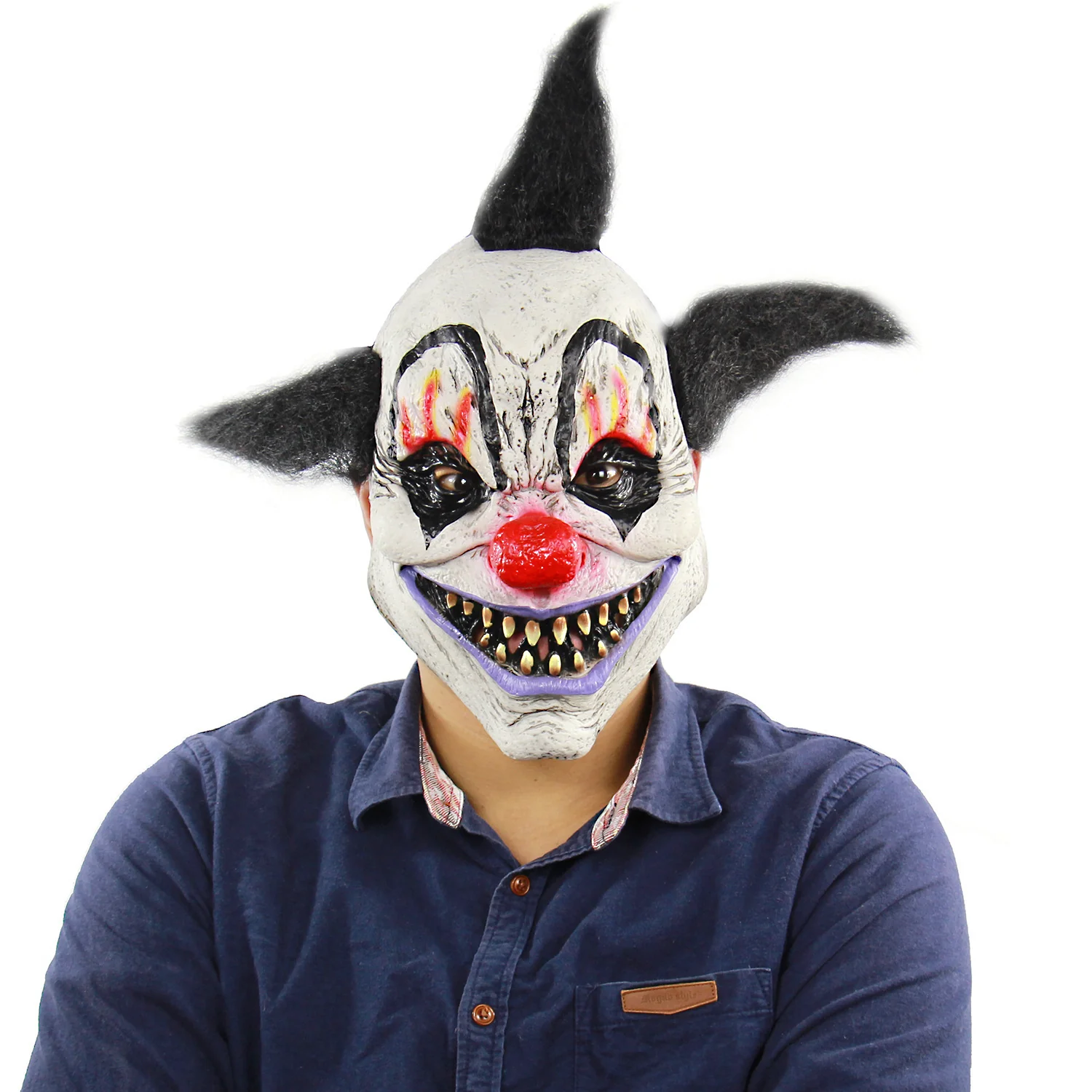 Halloween Zombie Mask Realistic Latex Cosplay Haunted - Image 5