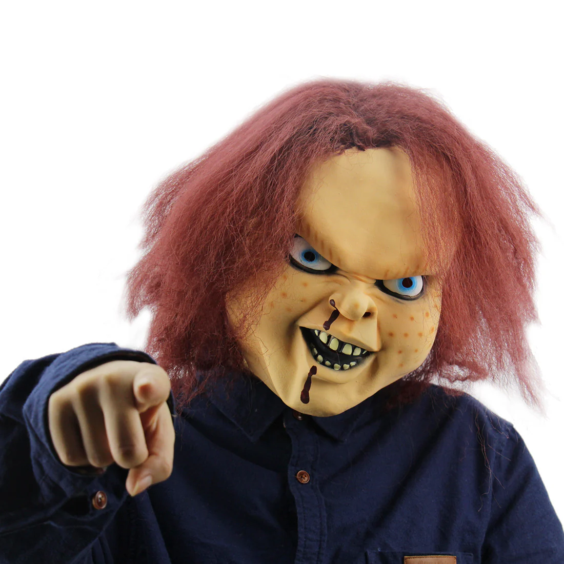 Halloween Zombie Mask Realistic Latex Cosplay Haunted - Image 9