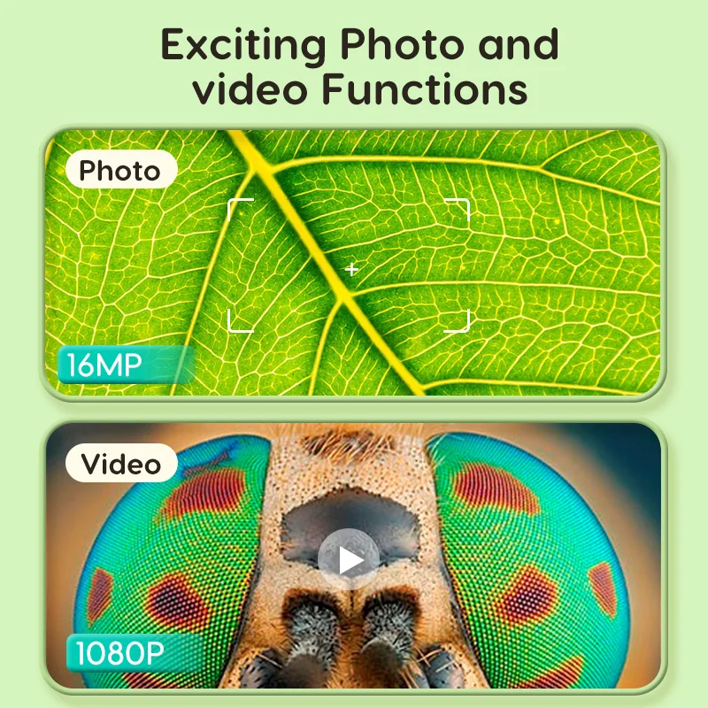 Handheld Digital Microscope for Kids - 1000x Magnification, 2" IPS Screen, Coin Collector Tool - Image 4