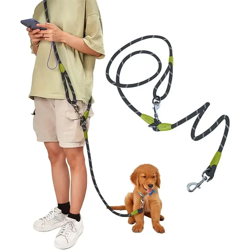Hands Free Dog Leash Reflective Adjustable Nylon Walking Jogging Leash Fall 2025 Secure Hands Free Control - Image 11