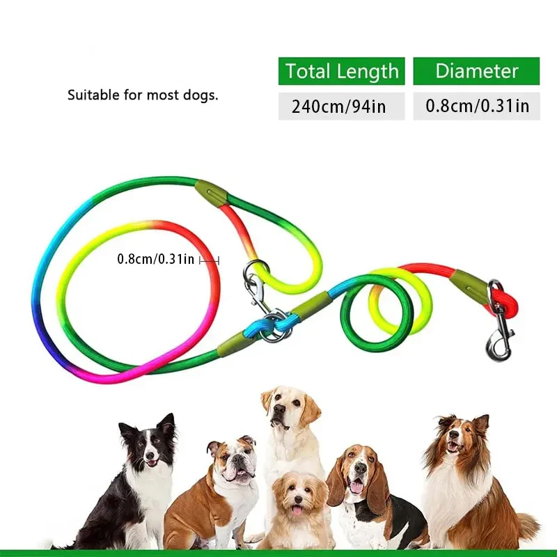 Hands Free Dog Leash Reflective Adjustable Nylon Walking Jogging Leash Fall 2025 Secure Hands Free Control - Image 5