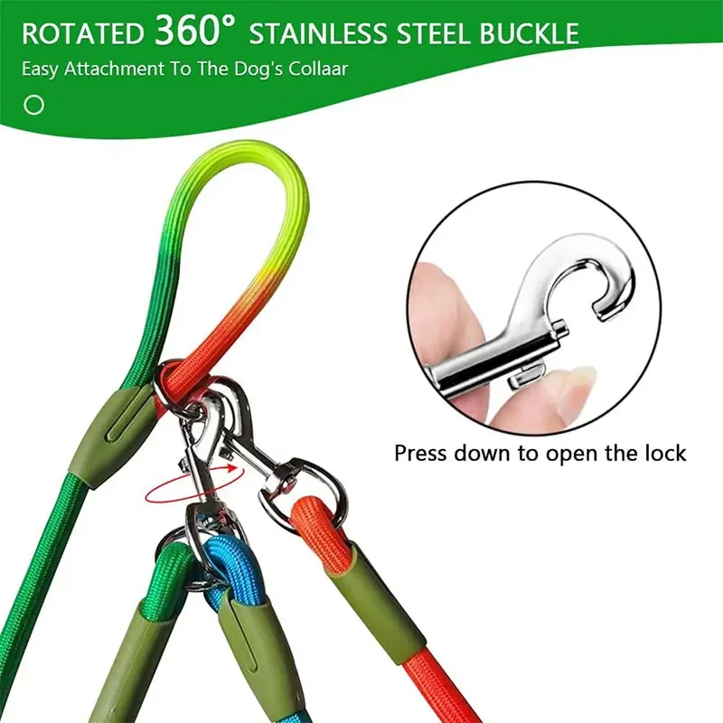 Hands Free Dog Leash Reflective Adjustable Nylon Walking Jogging Leash Fall 2025 Secure Hands Free Control - Image 6
