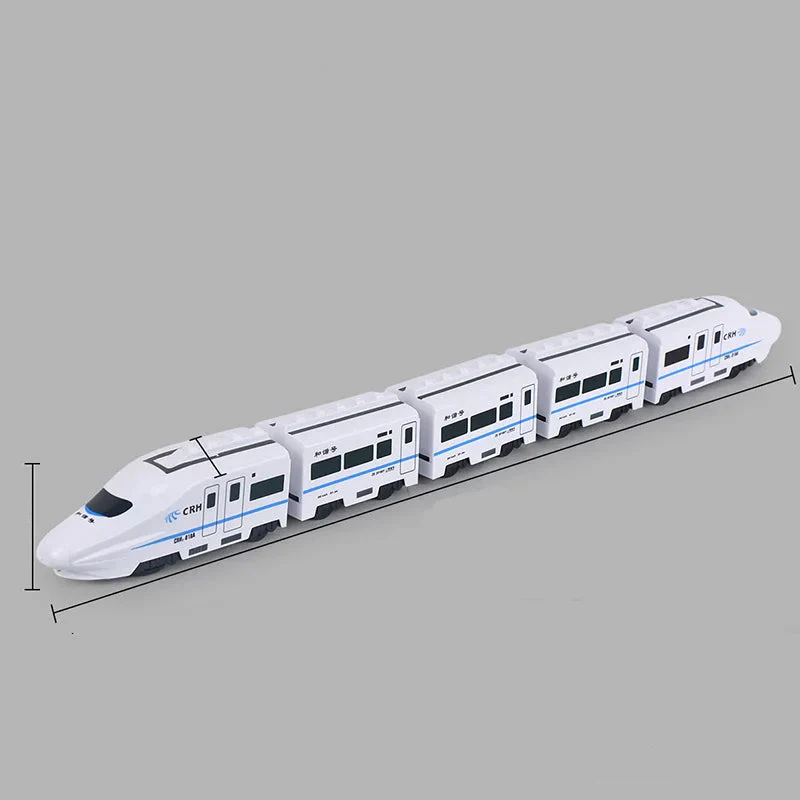 Harmony Railcar High-Speed Electric Bullet Train Toy with Lights - 3D Model Gift for Kids - Image 9
