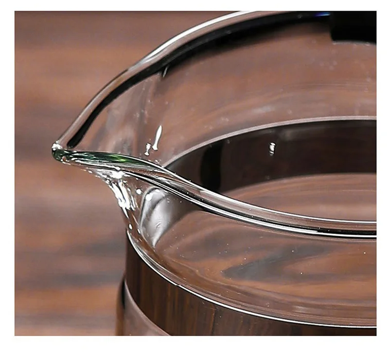 Heat Resistant Glass Teapot With One Click Filter Tea Maker - Image 16