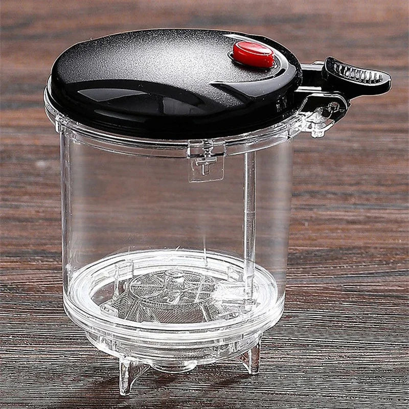 Heat Resistant Glass Teapot With One Click Filter Tea Maker - Image 5