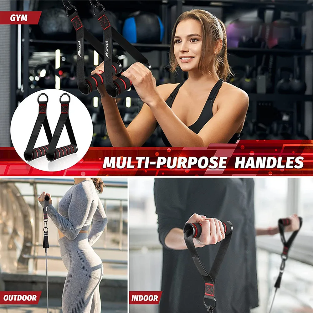 Heavy Duty D-Ring Metal Gym Handles - Fitness Equipment for Cable Machines & Resistance Bands - Image 6