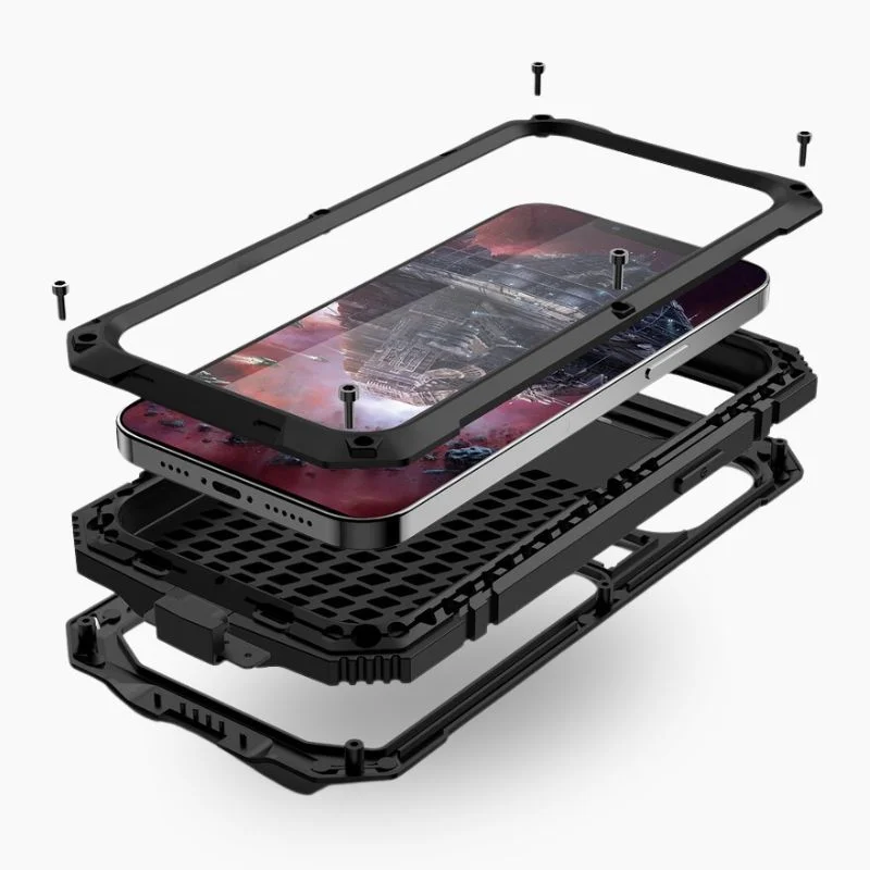 Heavy Duty Phone Case Rugged Armor Slim Shockproof Design - Image 4